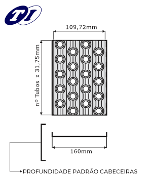 Ø1/2" - 4 Row's / Filas