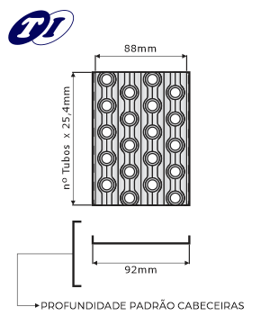 Ø3/8" - 3 Row's / Filas