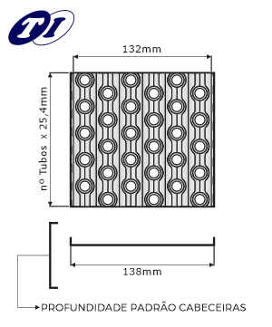 Ø3/8" - 6 Row's / Filas