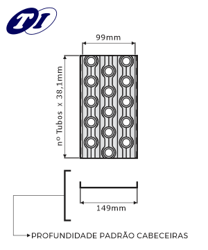 Ø5/8" - 3 Row's / Filas