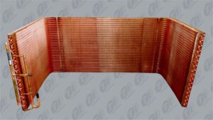 Trocador de calor em cobre x cobre em "U"